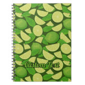 Limoen Achtergrond Notitieboek (Voorkant)