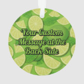 Limoen Achtergrond Ornament (achterkant)