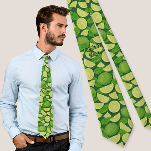 Limoen Achtergrond Stropdas