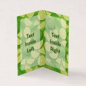 Limoen Achtergrond Visitekaartje (Binnen)