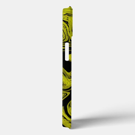 Limoen Agate Marmer Abstracte Naam Monogram Naam Case-Mate iPhone Case (Achterkant / Rechts)