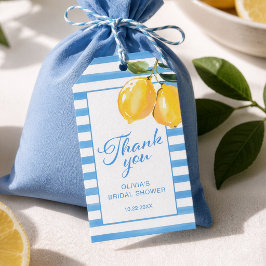 Limoen Amalfi Kust Citrus Dank Je Wel Bruidsdouche Cadeaulabel