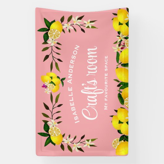 Limoen Ambacht Perzik Spandoek (Verticaal)