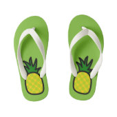 Limoen ananas Teenslippers (Voetbed)