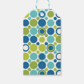 Limoen & Aqua Bubble MCM Gift Label Cadeaulabel (Voorkant)