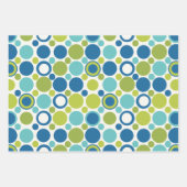 Limoen & Aqua Bubble MCM Inpakpapier Vel (Voorkant 2)