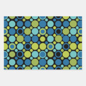 Limoen & Aqua Bubble MCM Inpakpapier Vel (Voorkant)