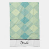 Limoen Argyle gepersonaliseerd Theedoek (Verticaal)