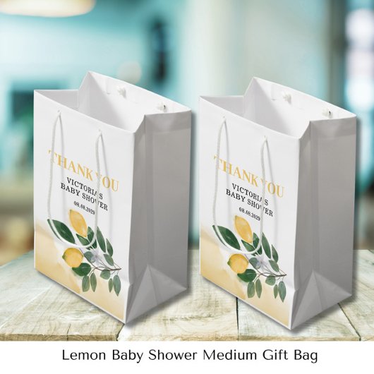 Limoen Baby Shower Medium Cadeauzakje