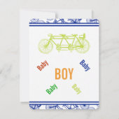 Limoen Baby shower Uitnodiging (Achterkant)