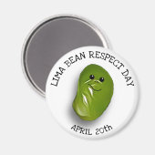 Limoen Bean Respect Day 20 april Magnet (Voorkant / Achterkant)