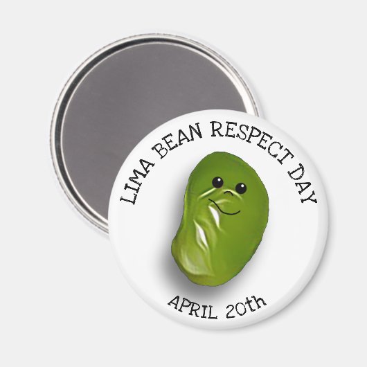 Limoen Bean Respect Day 20 april Magnet (Voorkant / Achterkant)