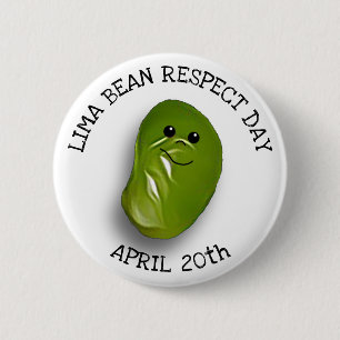 Limoen Bean Respect Day 20e Button april