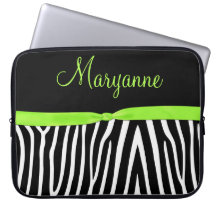 Limoen Black Zebra Limoen Ribbon Monogram