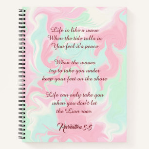 Limoen blend Marble Journal.. Het leven is als een Notitieboek