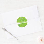 Limoen bloemen Stickers (Envelop)