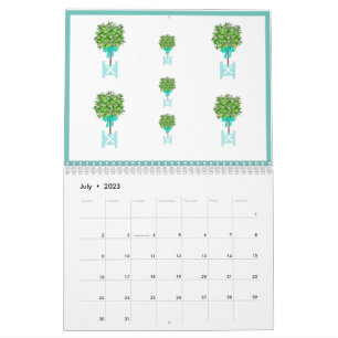 Limoen bovenaan het Plant van de tuin Kalender
