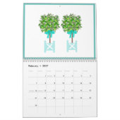 Limoen bovenaan het Plant van de tuin Kalender (Feb 2027)