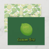 Limoen Briefkaart (Voorkant / Achterkant)