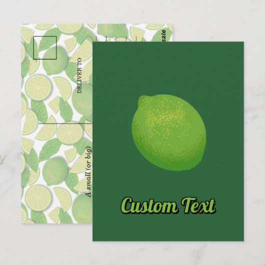 Limoen Briefkaart (Voorkant / Achterkant)