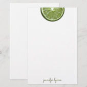 Limoen Briefpapier (Voorkant / Achterkant)