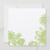 Limoen Bright Aqua  uitnodiging tot weduwschap (Achterkant)