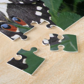 Limoen Butterfly en Flowers Puzzle Legpuzzel (Zijkant)