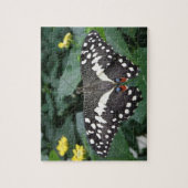Limoen Butterfly en Flowers Puzzle Legpuzzel (Verticaal)