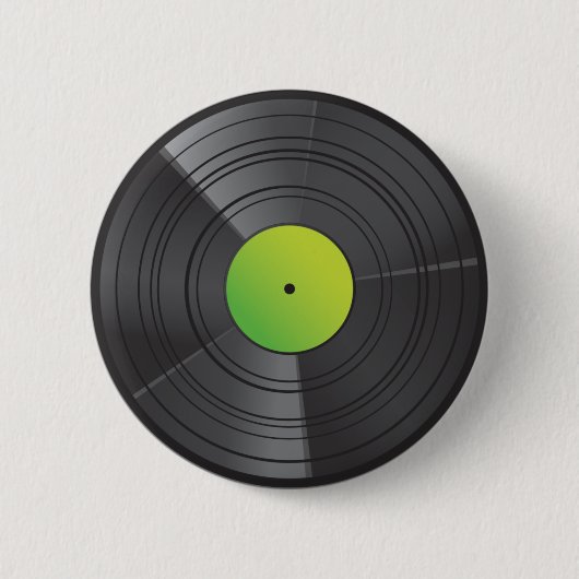 Limoen Button van vinyl (Voorkant)