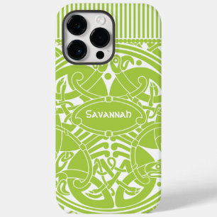 Limoen Celtic Bird Circle Persoonlijke iPhone Case-Mate iPhone Case
