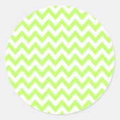 Limoen Chevron Stickers (Voorkant)