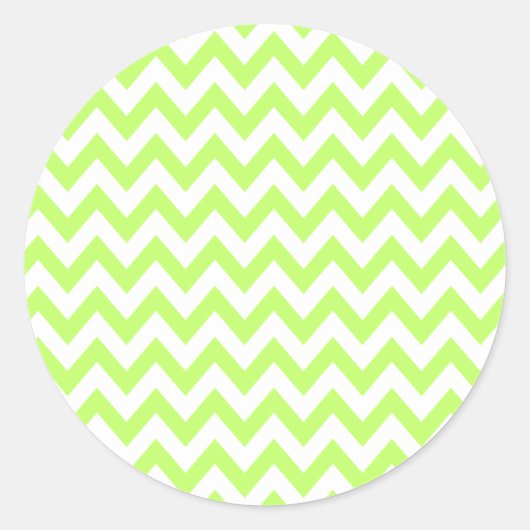 Limoen Chevron Stickers (Voorkant)