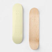 Limoen Chiffon Effen Kleur Persoonlijk Skateboard (Voorkant)