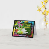 Limoen Chihuahua Kaart (Gele Bloem)