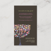 Limoen Chocolade Tree Online Store Visitekaartje (Achterkant)