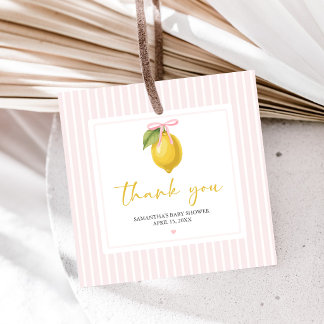 Limoen Ciao Baby Shower Favor Tags Bedankjes Labels