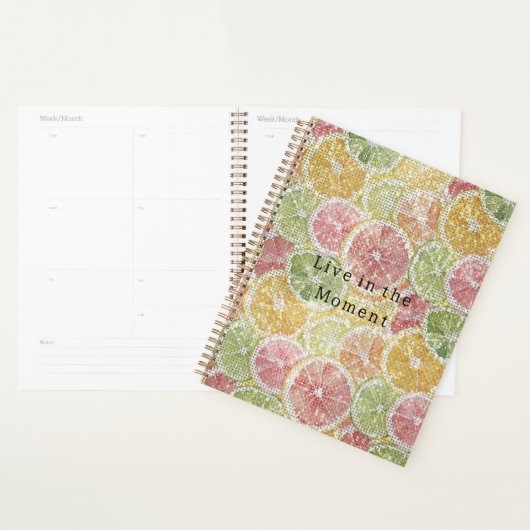 Limoen Citroen Sinaasappel Grapefruit Fruit Glans Planner (Display)