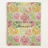Limoen Citroen Sinaasappel Grapefruit Fruit Glans Planner (Voorkant)