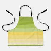 limoen citroengradiënt blokkleur schort (Voorkant)