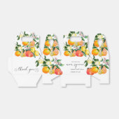 Limoen | Citrus | Bruiloftsborrel Bedankdoosjes (Uitgevouwen)