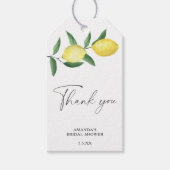 Limoen Citrus - Trouw Trouwkaart Cadeaulabel (Voorkant)