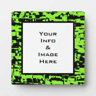 Limoen Crackle Lijst Fotoplaat