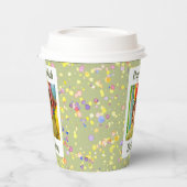  Limoen Cream Green Birthday Confetti Papieren Bekers (Links)