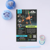 Limoen & Cyaan Speciale Aanbieding Marketing met L Flyer (Enkel)