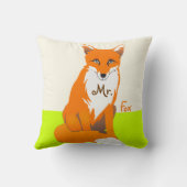 Limoen de heer Fox Pillow Kussen (Achterkant)