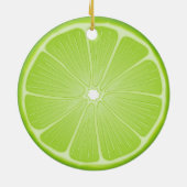 Limoen Delight Keramisch Ornament (Achterkant)