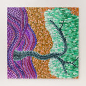 Limoen Dream Tree Mandala Legpuzzel (Horizontaal)