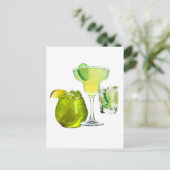 Limoen Drinken Briefkaart (Staand voorkant)