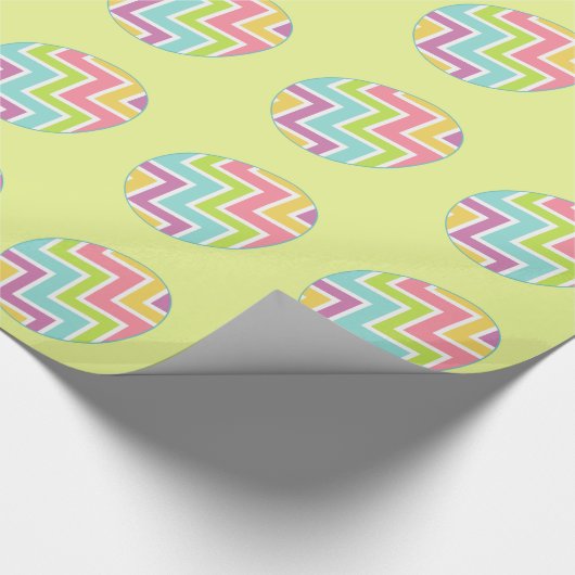 Limoen Easter Eggs wrapping paper Cadeaupapier (Hoek)