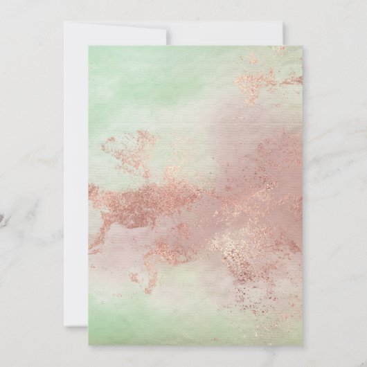 Limoen en aardkleuren trouwuitnodiging nieuwe desi kaart (Achterkant)